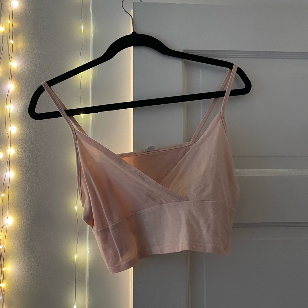 Cropped Wrap tank